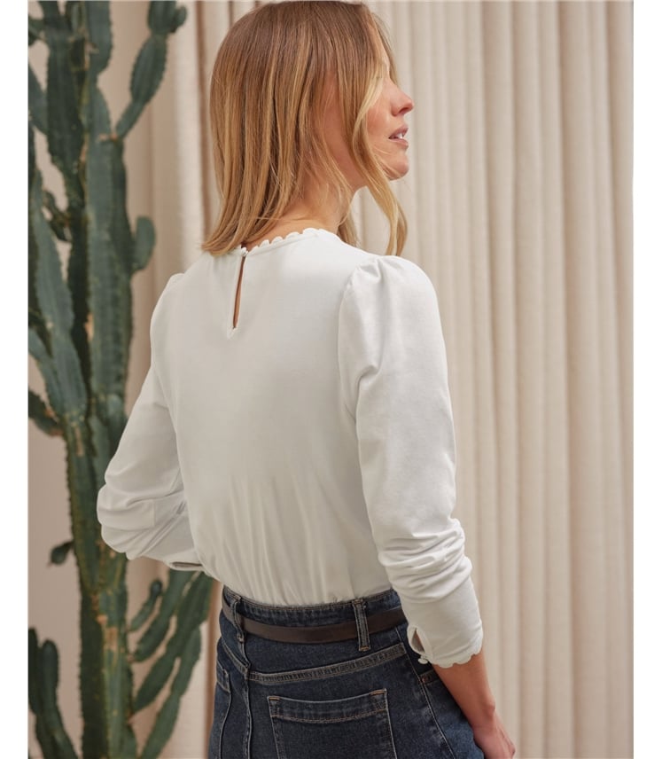 Ric Rac Trim Long Sleeve