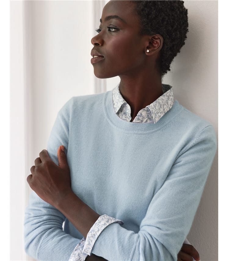 Womens Cashmere Boyfriend Sweater