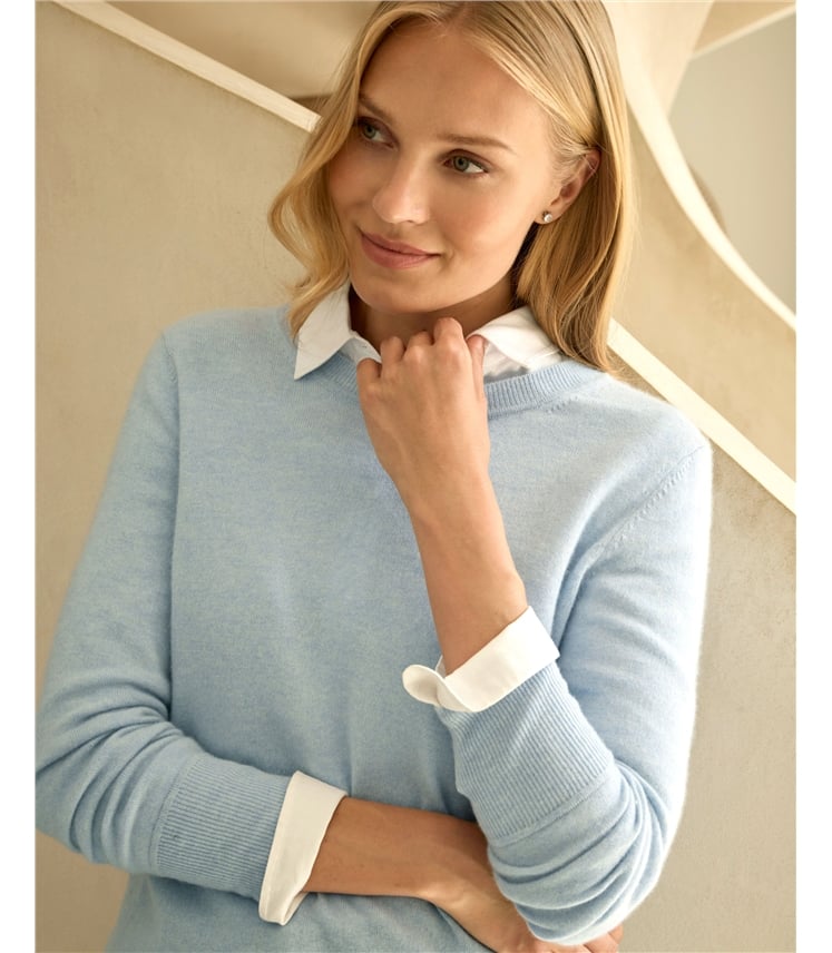 Womens Cashmere Boyfriend Sweater