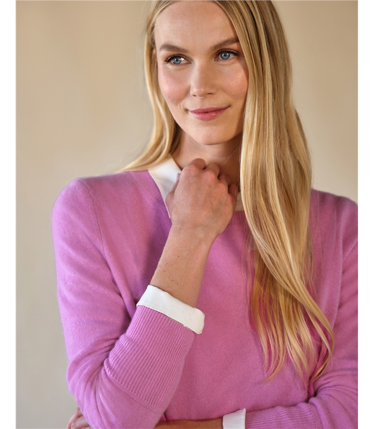 Womens Cashmere Boyfriend Sweater