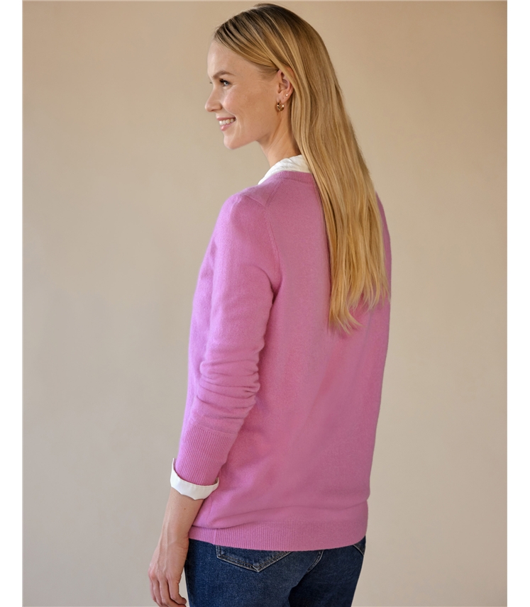 Womens Cashmere Boyfriend Sweater