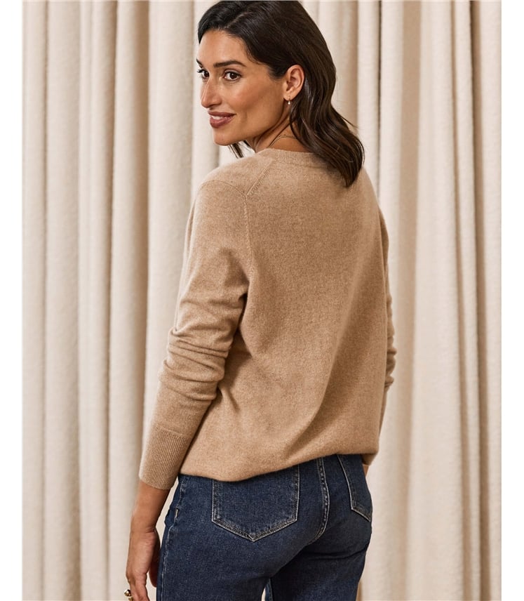 Womens Cashmere Boyfriend Sweater