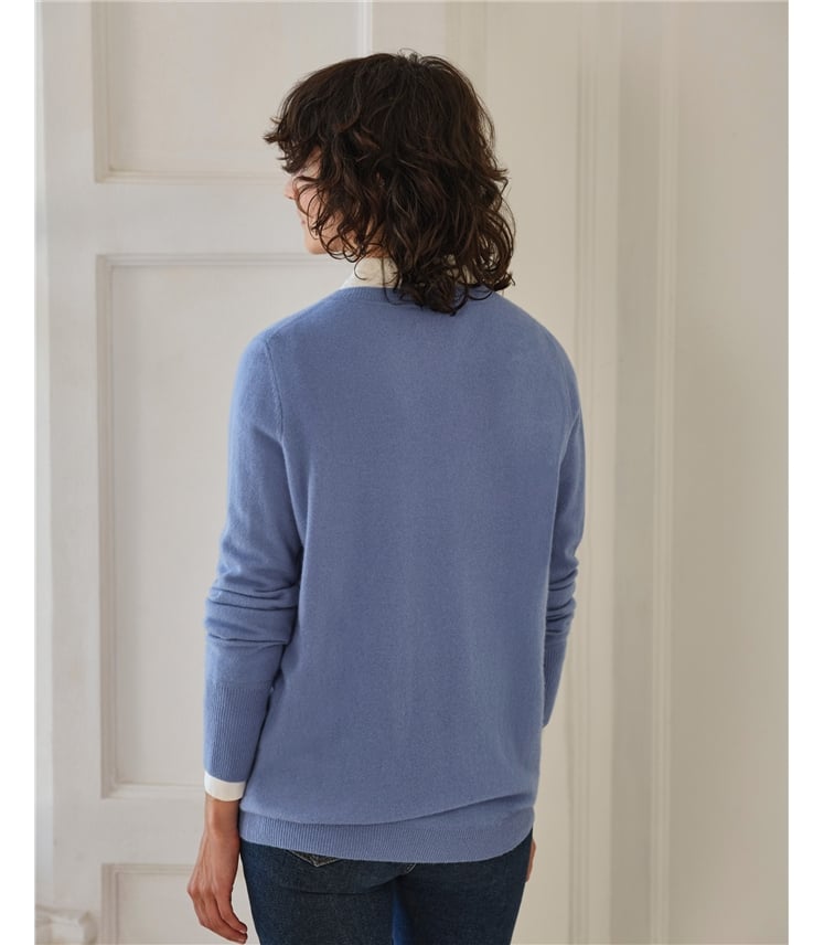 Womens Cashmere Boyfriend Sweater