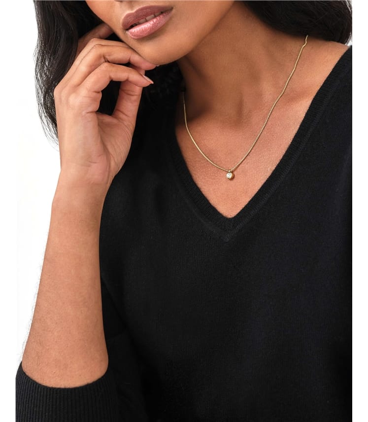 Cashmere V Neck Sweater