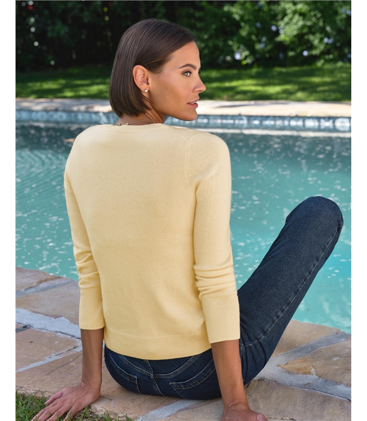 Cashmere V Neck Sweater