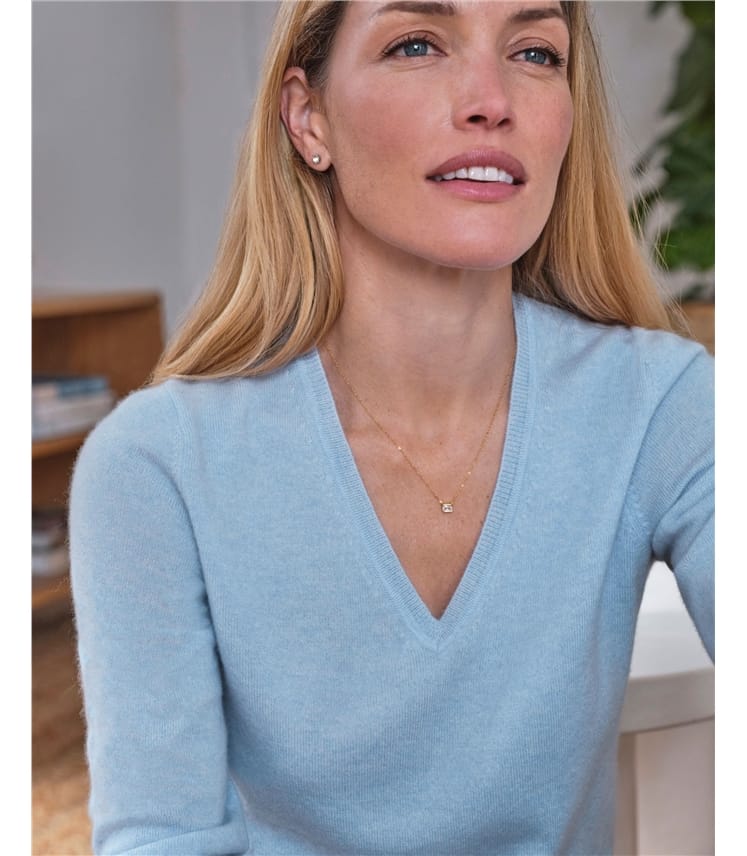 Cashmere V Neck Sweater