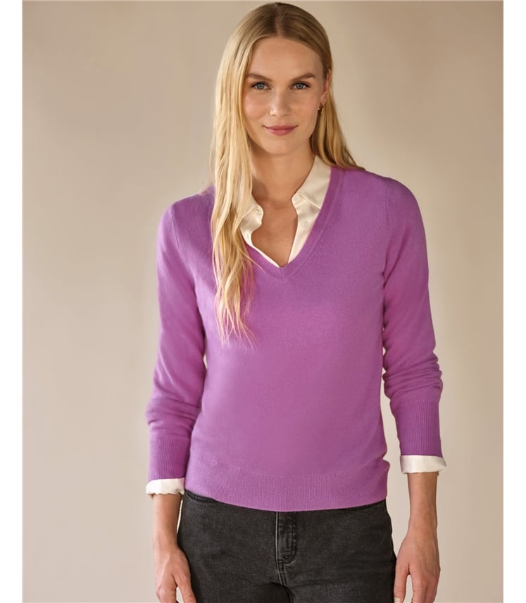 Cashmere V Neck Sweater
