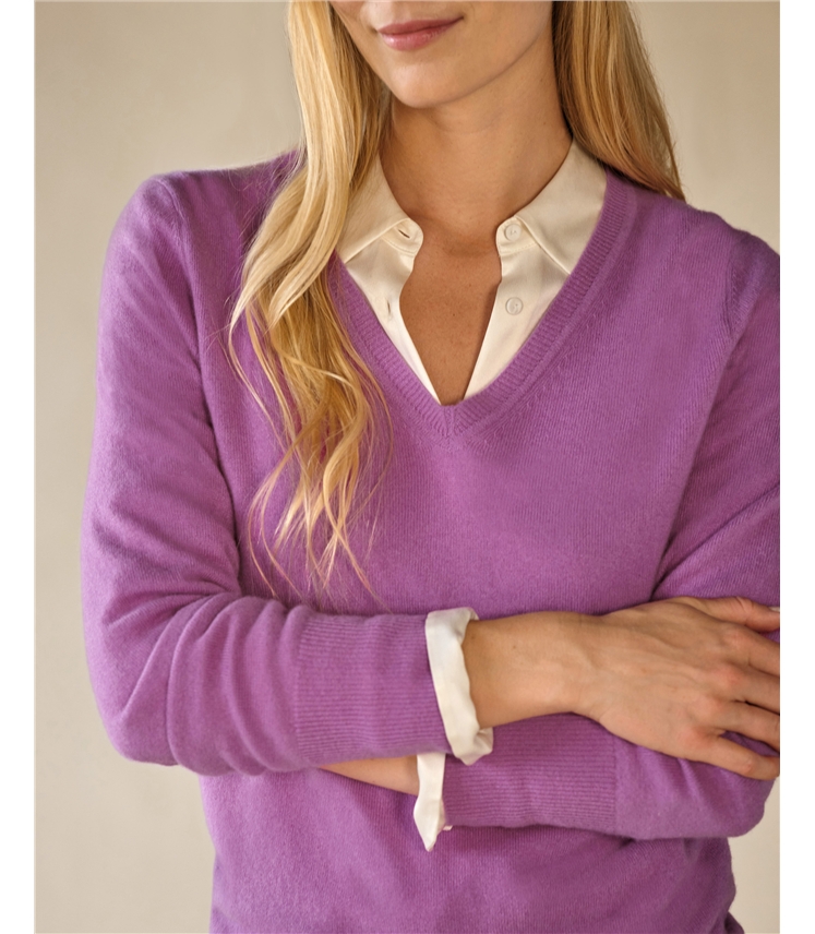 Cashmere V Neck Sweater