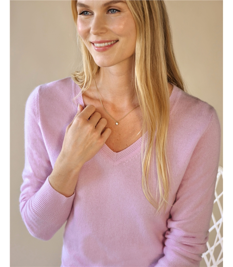 Cashmere V Neck Sweater