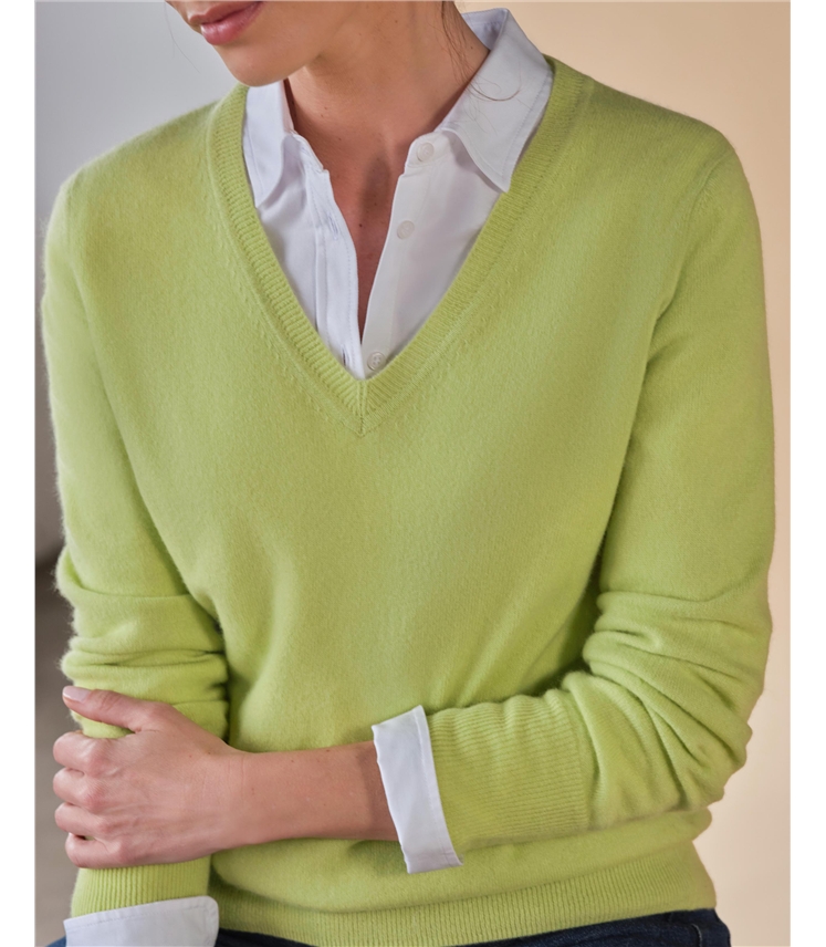 Cashmere V Neck Sweater