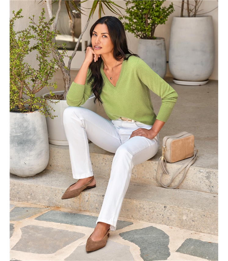 Cashmere V Neck Sweater