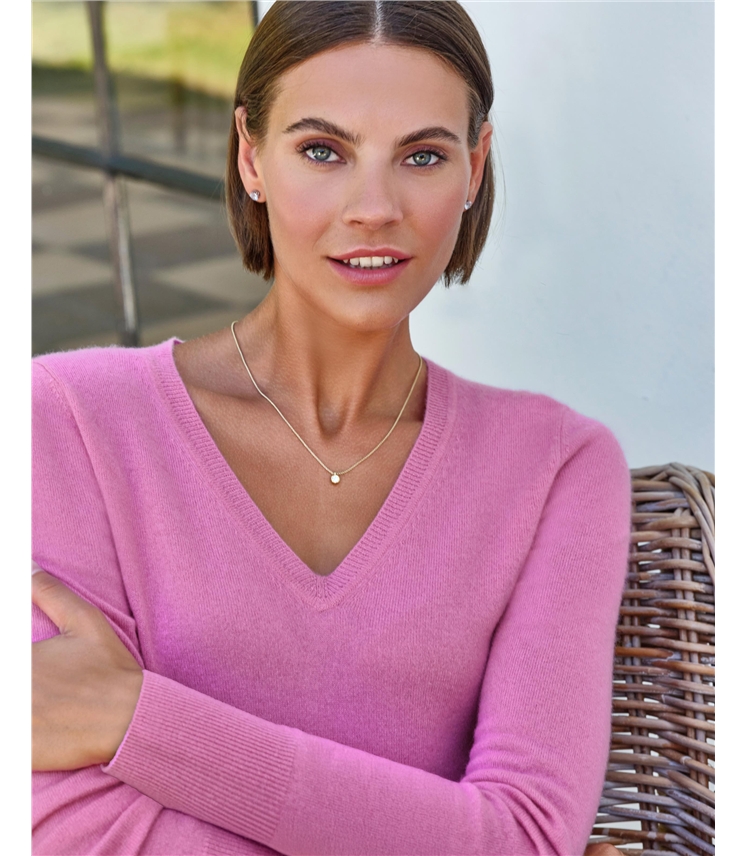 Cashmere V Neck Sweater