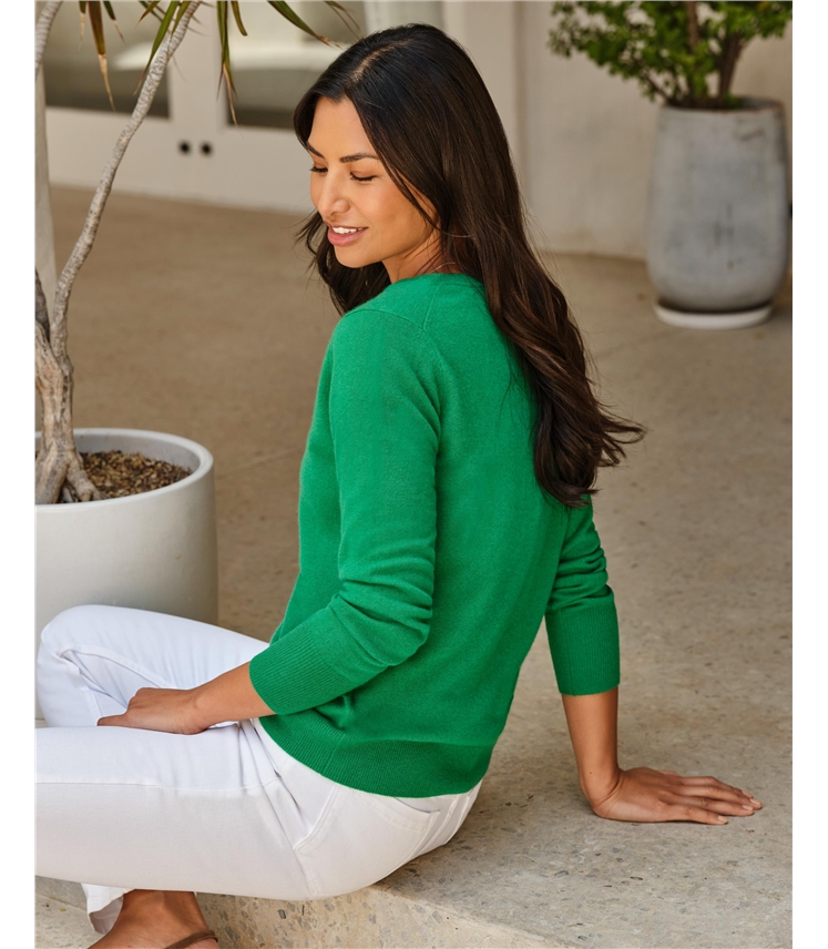 Cashmere V Neck Sweater