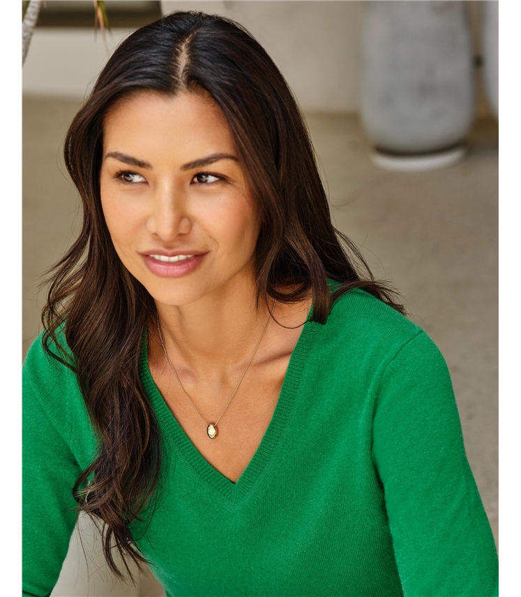 Cashmere V Neck Sweater