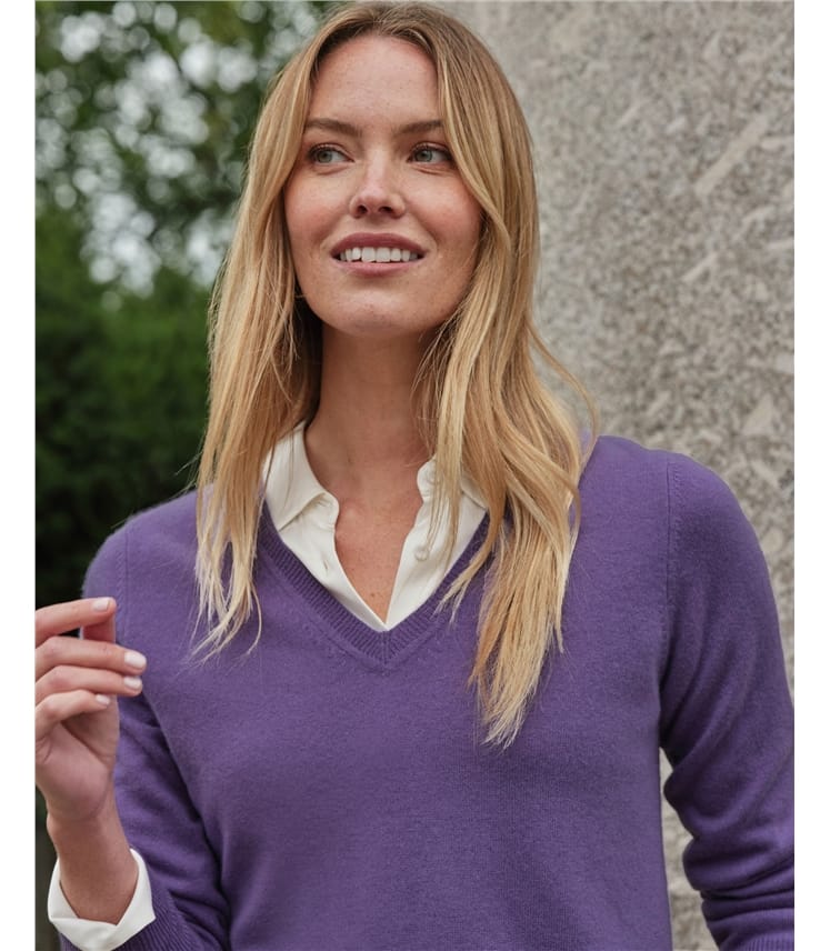 Cashmere V Neck Sweater