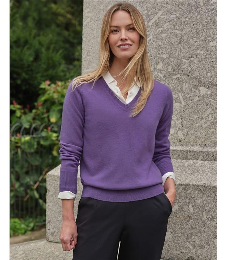 Cashmere V Neck Sweater