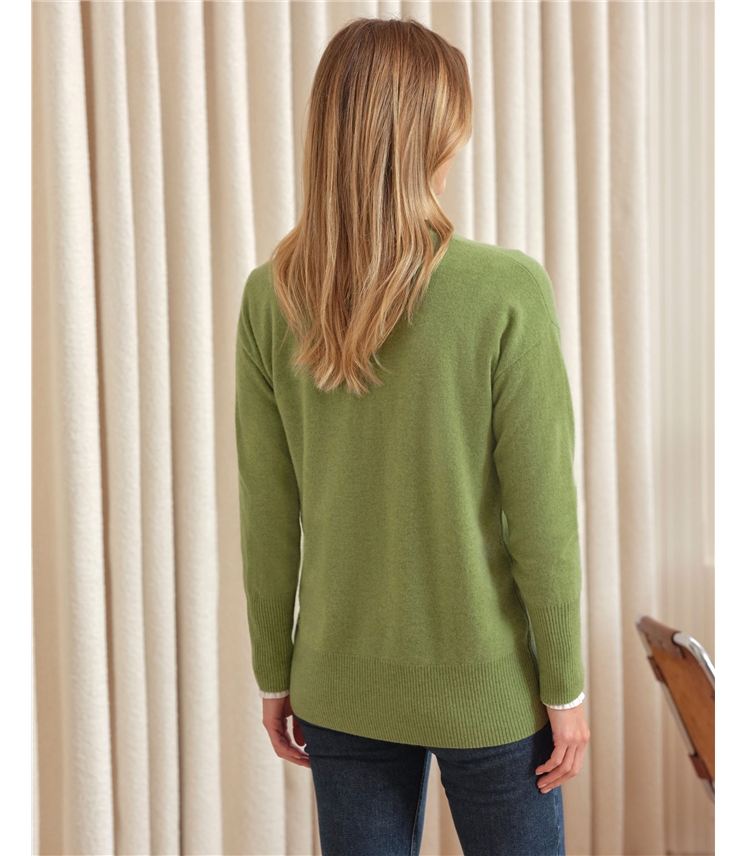 Pure Cashmere Boyfriend Cardigan