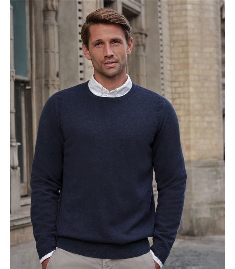 Mens Cashmere Crew Sweater