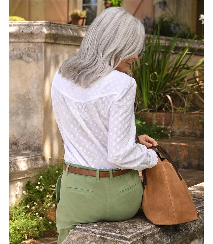 Frill Collar Woven Shirt