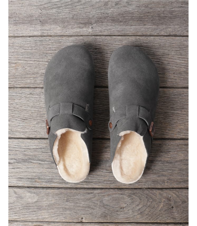 Sheepskin Footbed Slippers