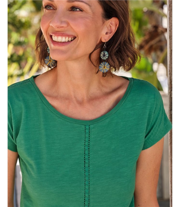 Lace Insert Tshirt
