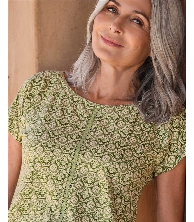 Lace Insert Tshirt