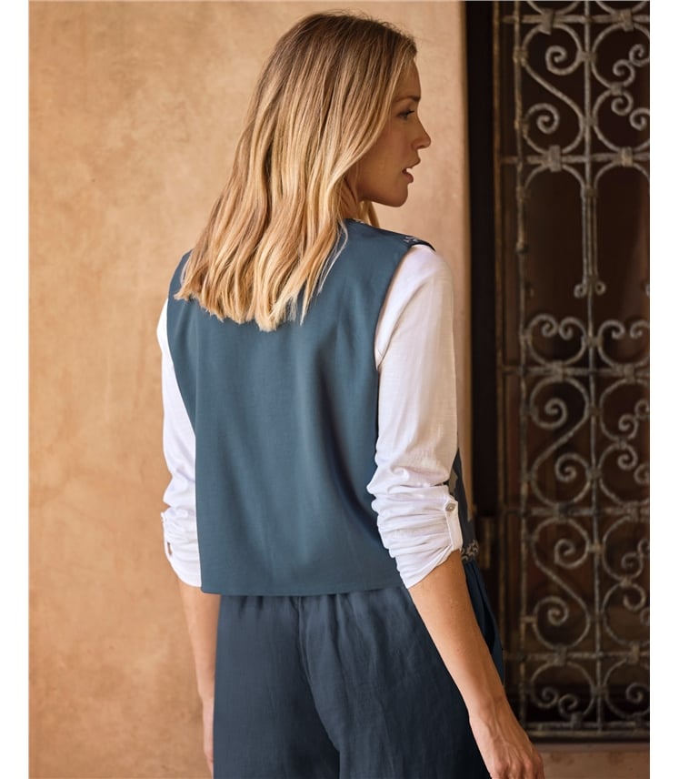 Jersey Embroidered Waistcoat