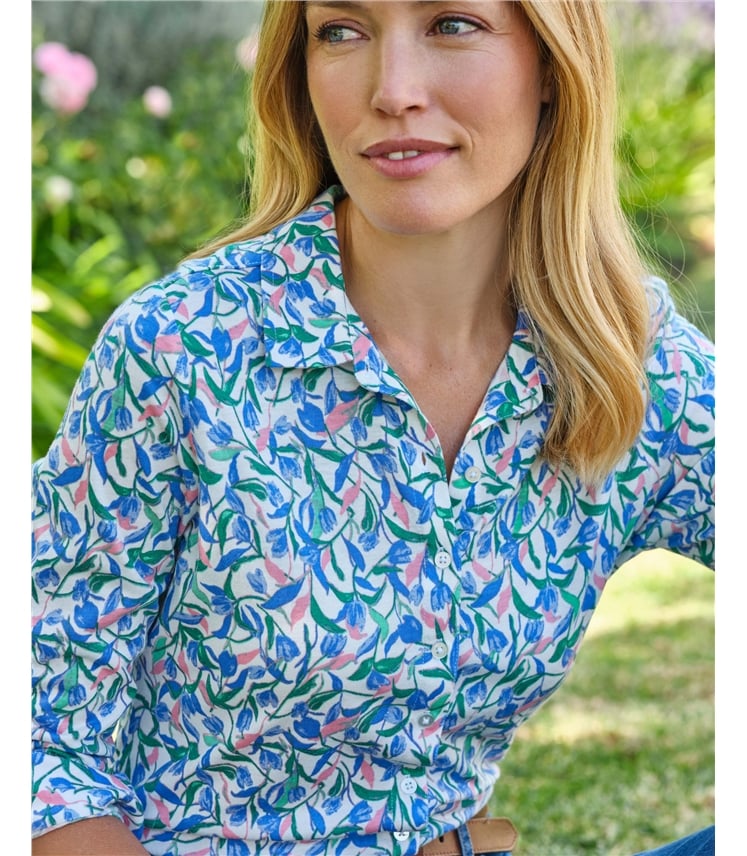 Jersey-Hemd aus Bio-Baumwollmischung