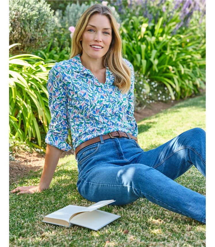 Jersey-Hemd aus Bio-Baumwollmischung