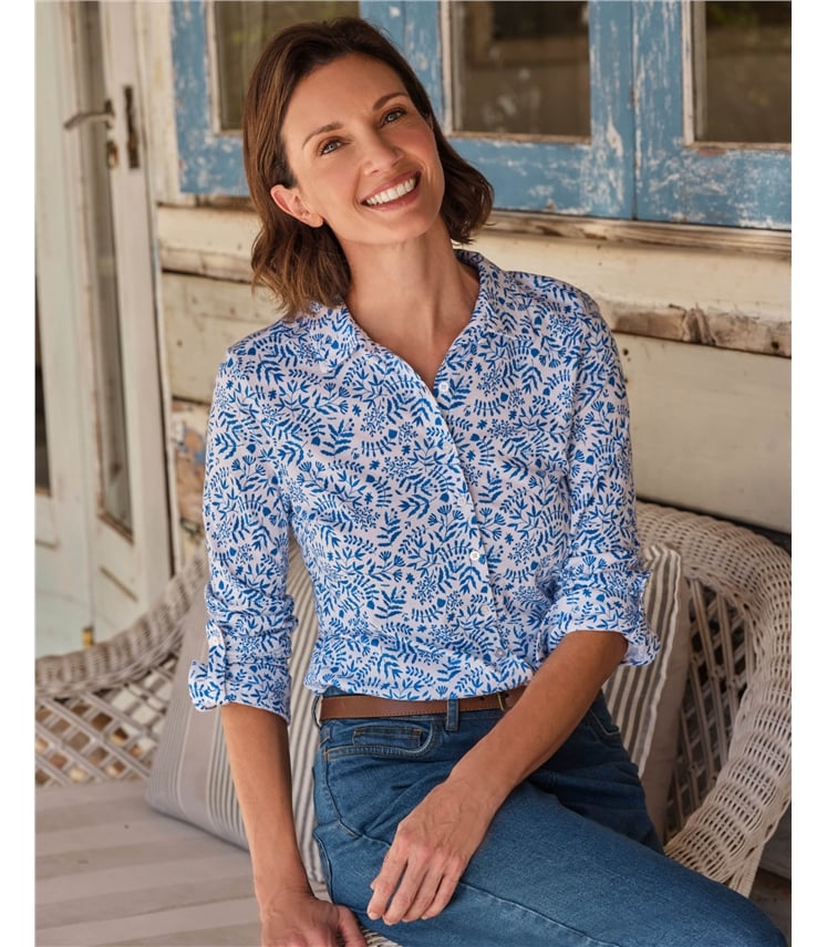 Jersey-Hemd aus Bio-Baumwollmischung