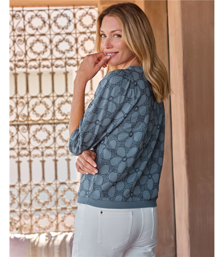 Embroidered Daisy Jumper