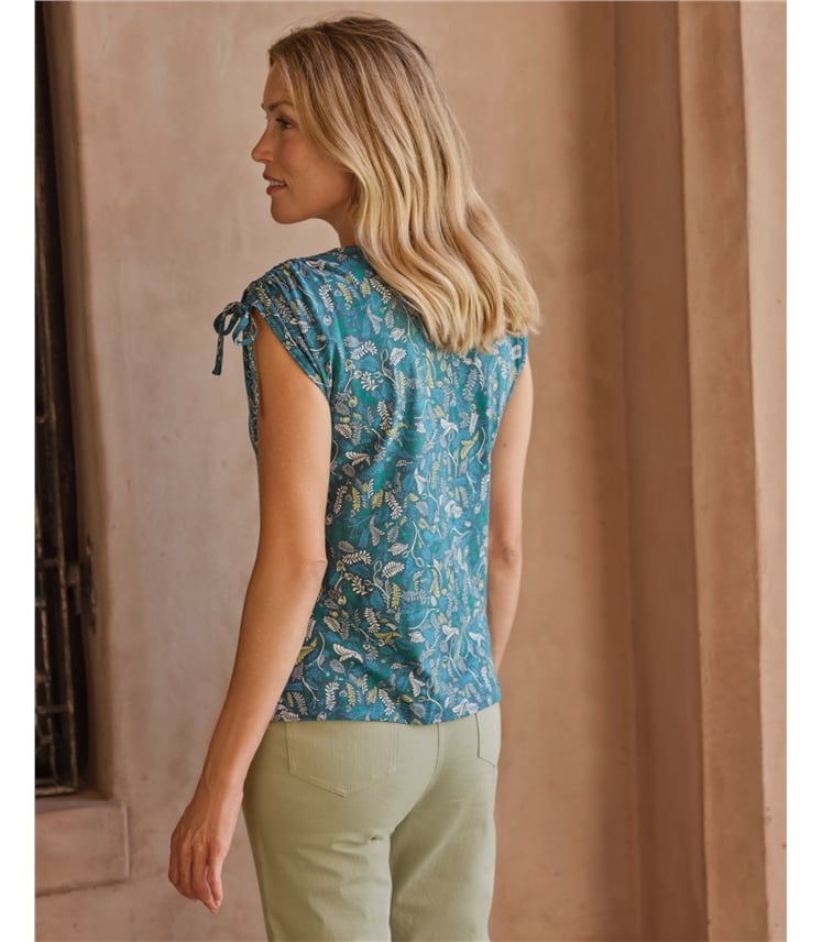 Tie Shoulder Detail Top