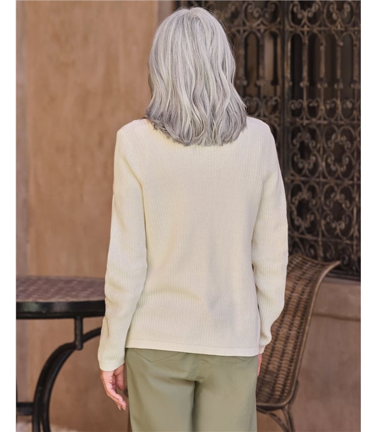 Zip Through Pocket Cardigan