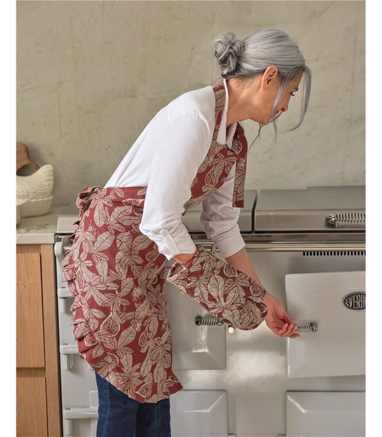 Cotton Print Apron