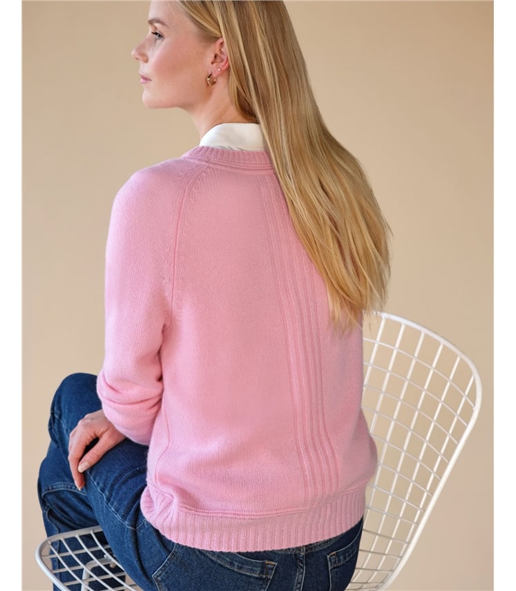 Cashmere Lofty Raglan Sleeve Jumper