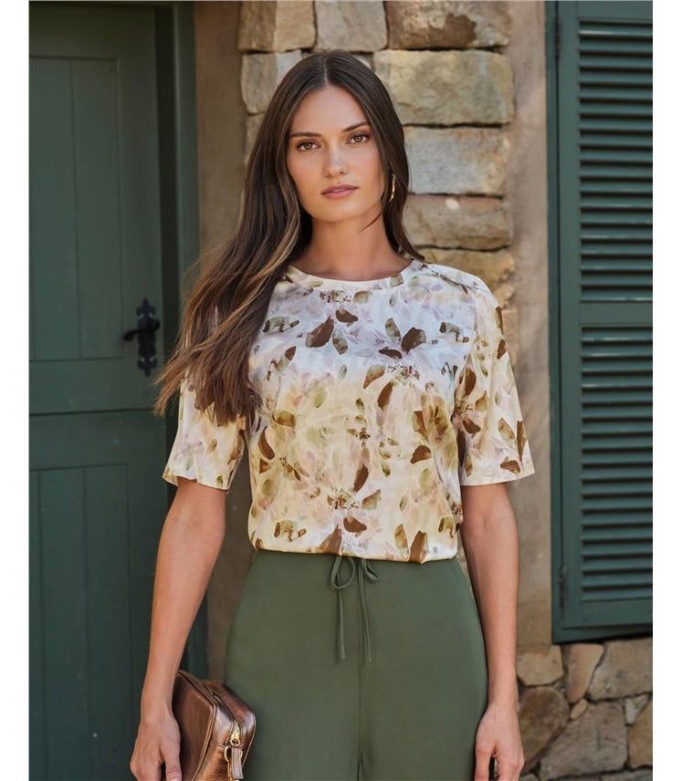 Silk Front T Shirt