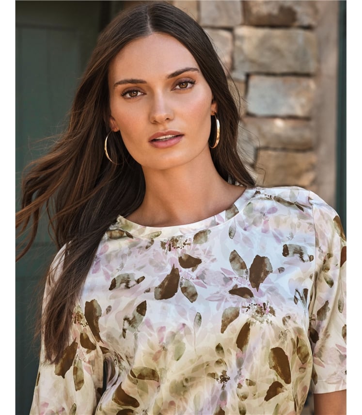 Silk Front T Shirt