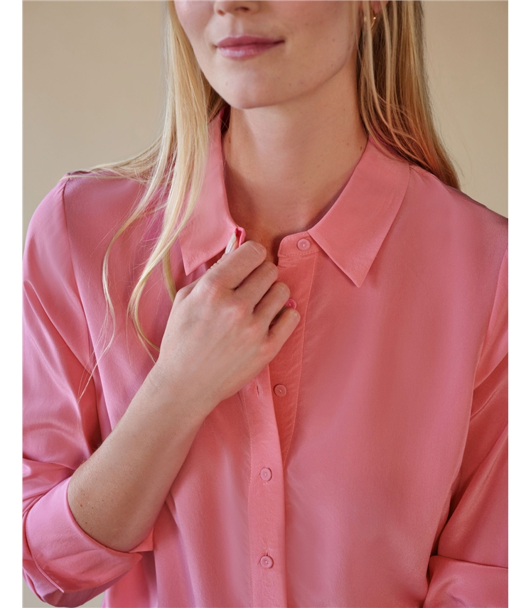 Pure Washed Silk Shirt