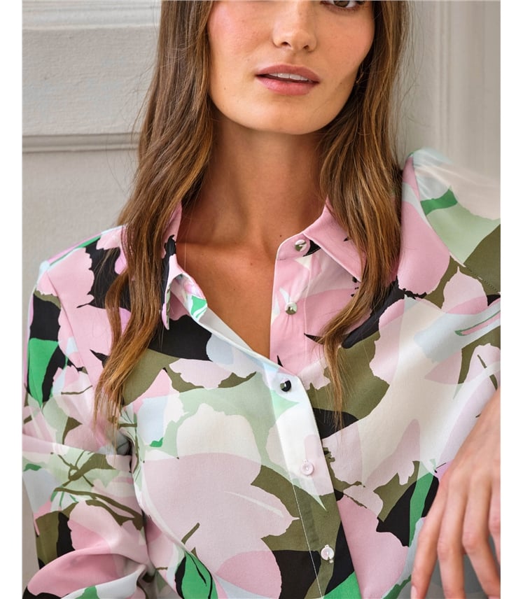 Pure Washed Silk Shirt