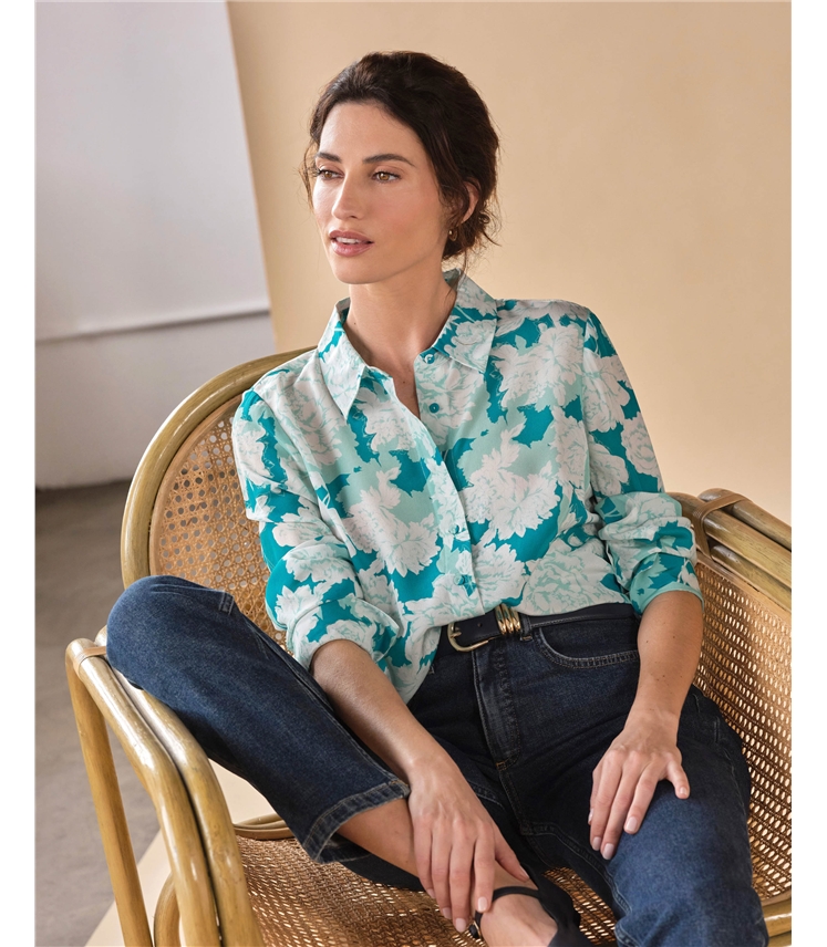 Pure Washed Silk Shirt