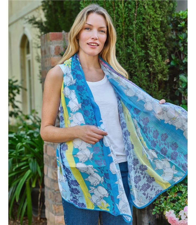 Foulard imprimé en modal léger