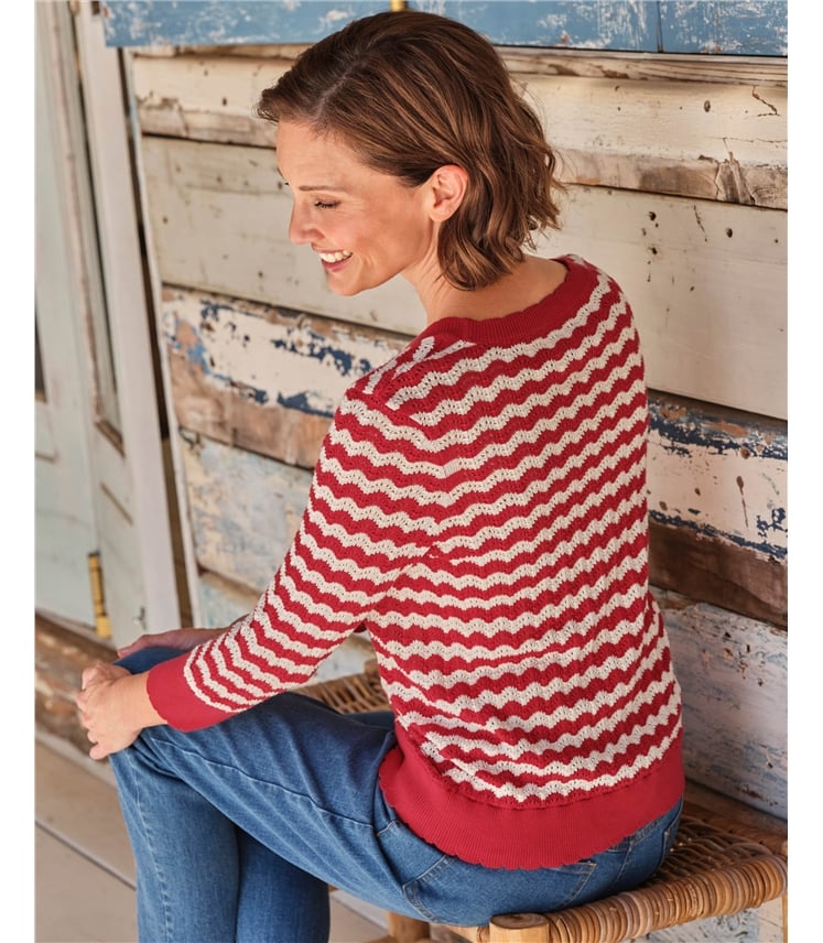 Wavy Breton Jumper