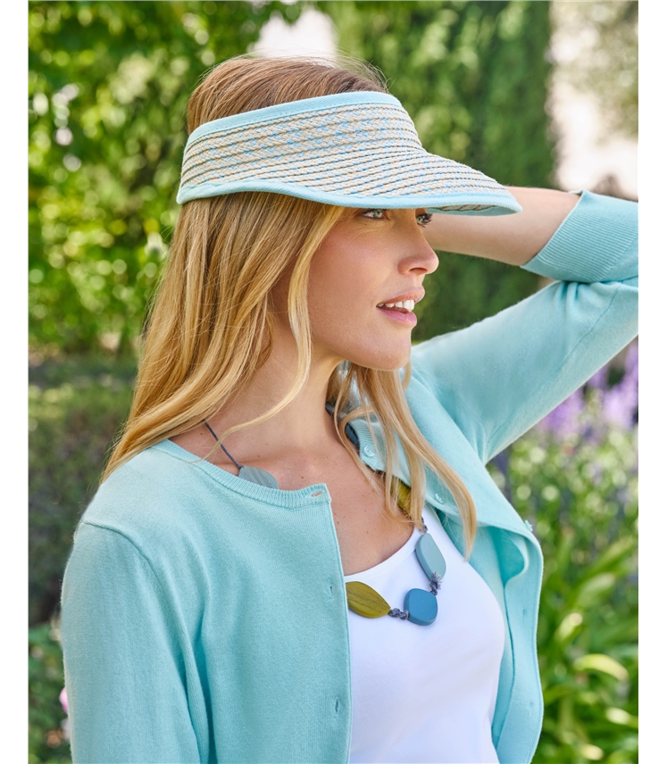Straw Detailed Visor