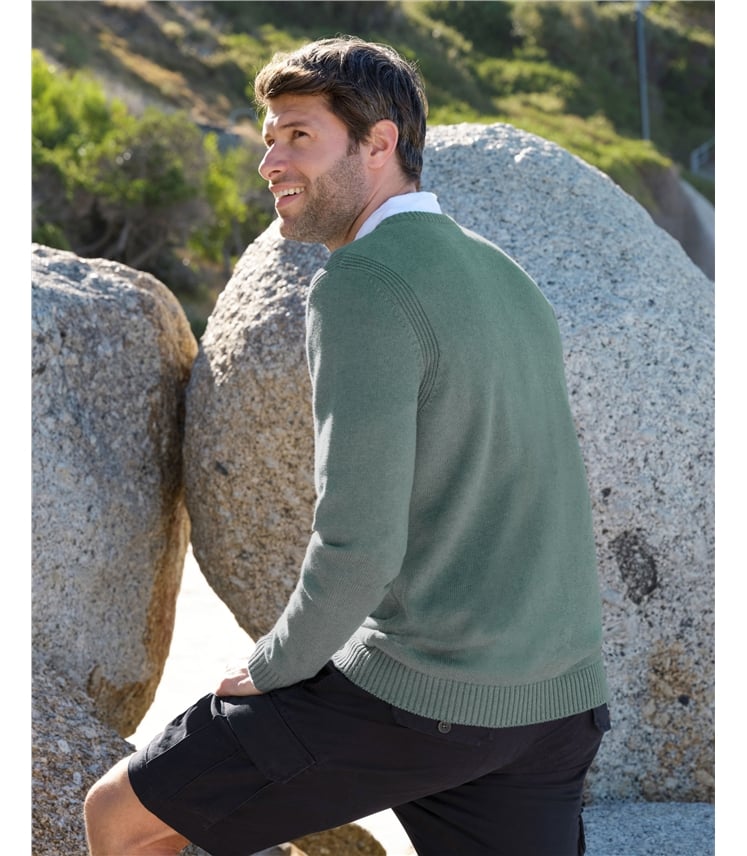 Pullover mit V-Ausschnitt für Herren