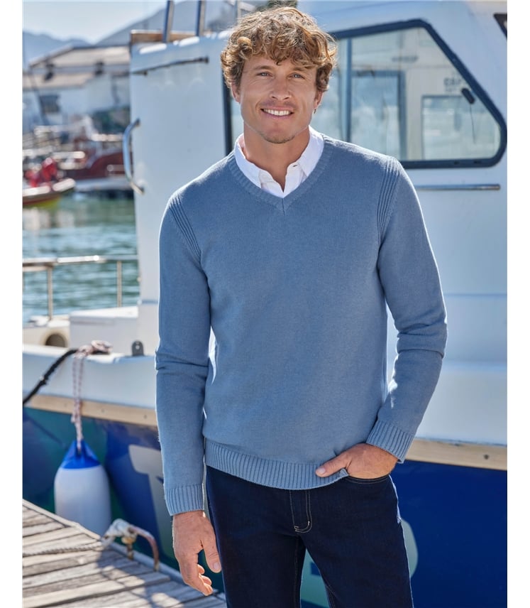 Essential Cotton V Neck