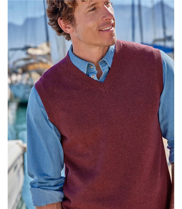 Pullunder mit V-Ausschnitt