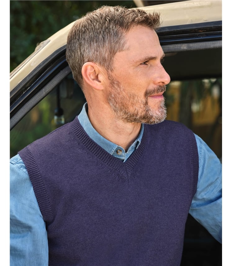 Pullunder mit V-Ausschnitt