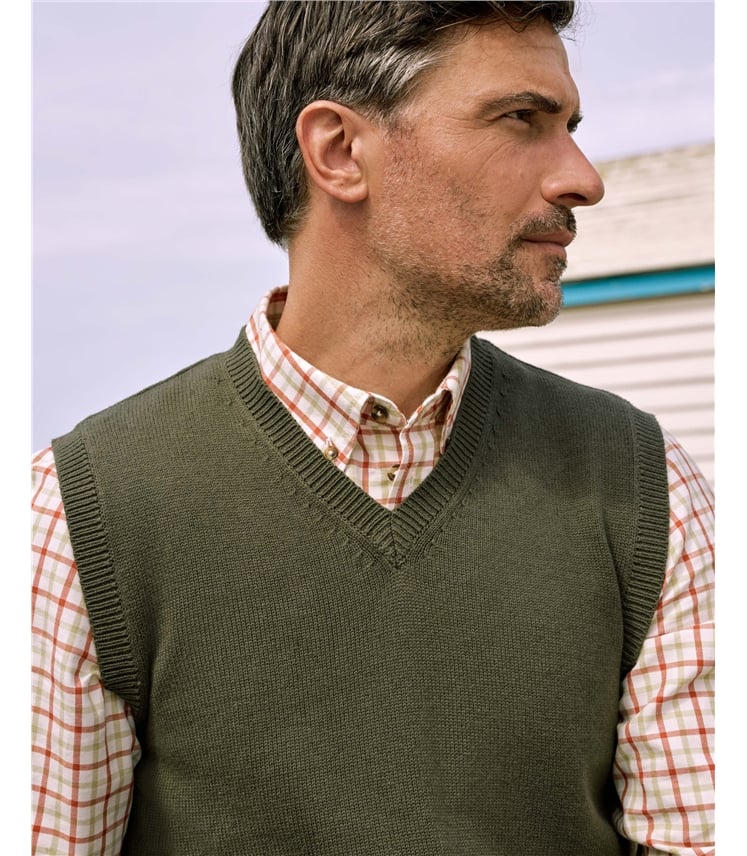 Essential Cotton V Neck Slipover