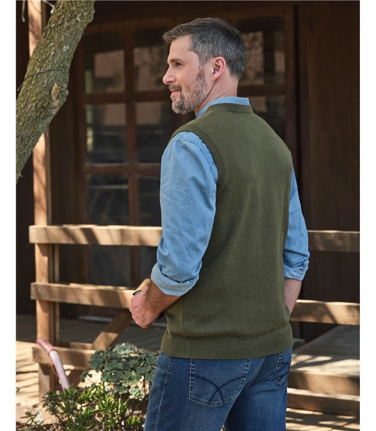 Essential Cotton V Neck Slipover