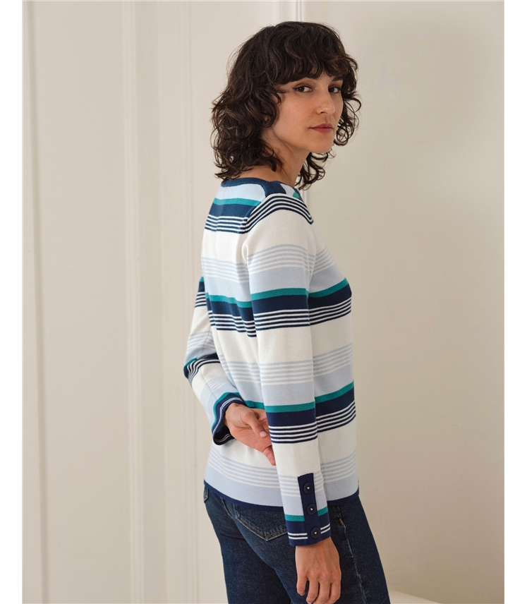 Cotton Wool Stripe Sweater